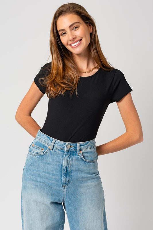 Ryder Round Neck Short Sleeve Bodysuit