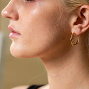 Hadley Hoop Earring - Sunday Golden