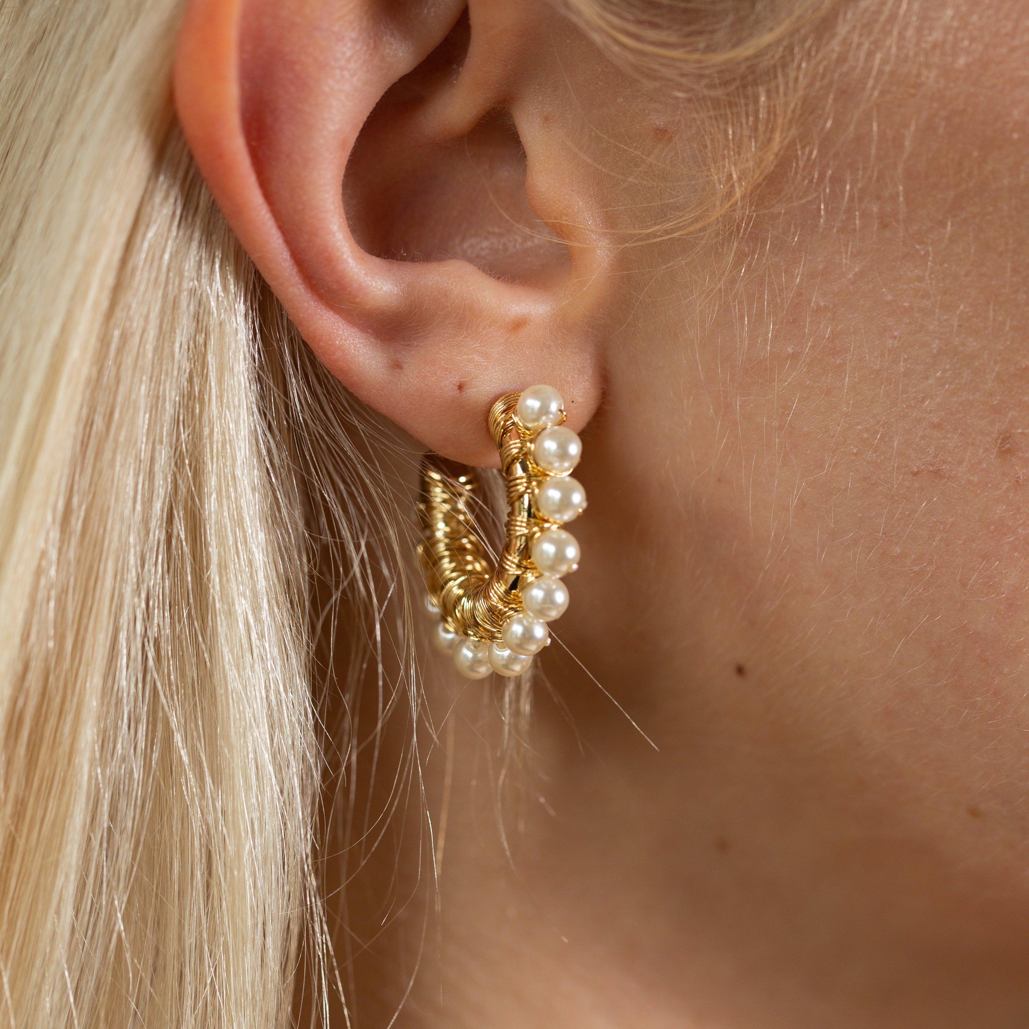 Marigold Hoop Earring - Sunday Golden