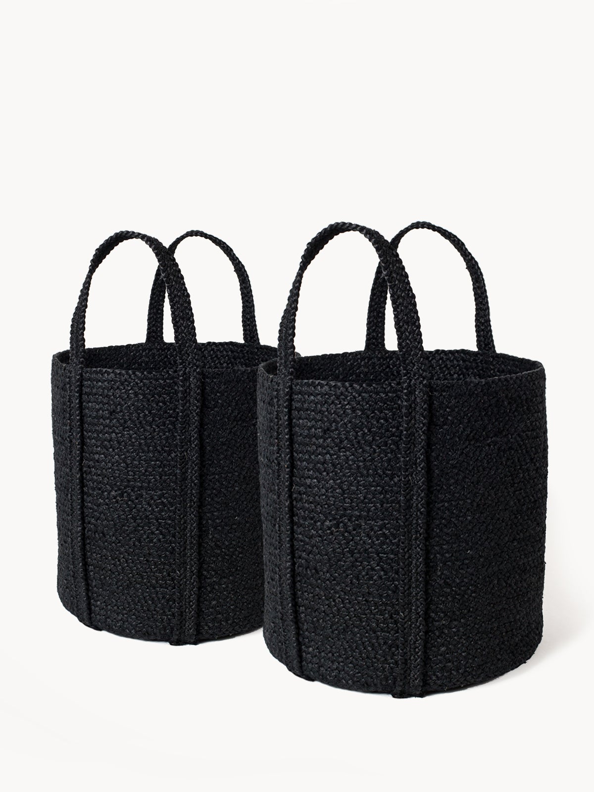 Kata Basket With Handle | Black