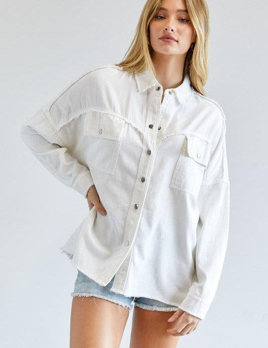 Everly Button Down Shirts - Sunday Golden