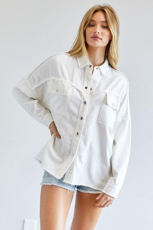 Everly Button Down Shirts - Sunday Golden