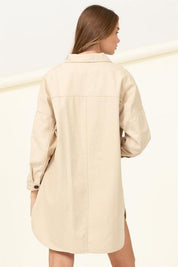 Sweet Thing Oversized Shirt Jacket - Sunday Golden