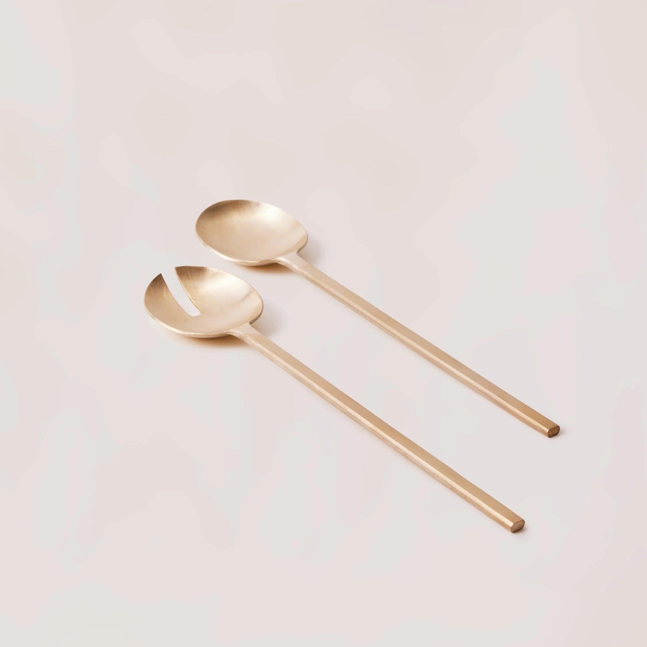 Loop Salad Servers - Sunday Golden