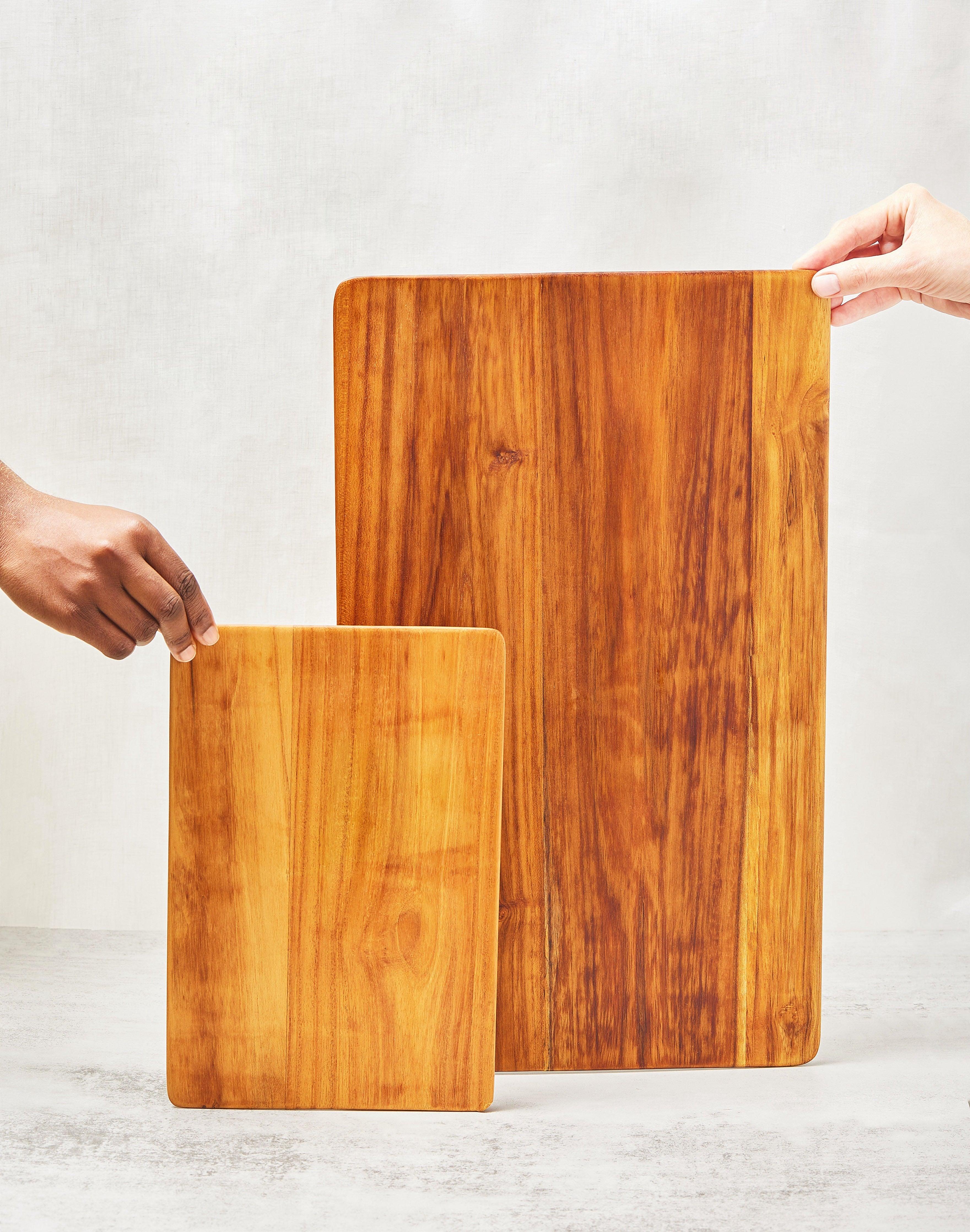 Lightweight Teak Cutting Boards - Sunday Golden