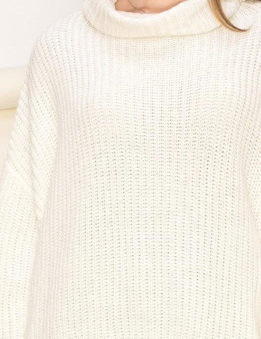 Carrie Oversized Turtleneck Sweater - Sunday Golden