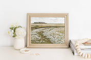 Flower Fields Vintage | 11 x 14 Art Print - Sunday Golden