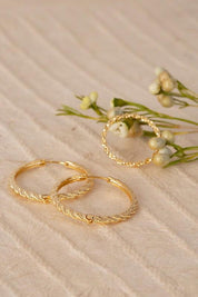 Twine Ring and Earring Set - Sunday Golden