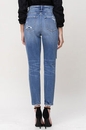 Super High Rise Stretch Mom Jeans - Sunday Golden