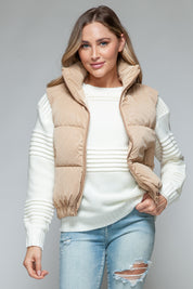 Maggie Fur Lining Quilted Vest