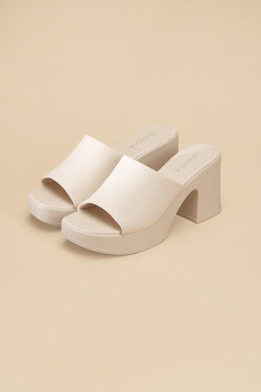 Tinley Slide Mules - Sunday Golden