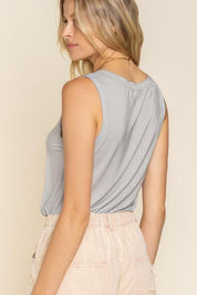 Isabella Knit Tank Top - Sunday Golden