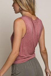 Isabella Knit Tank Top - Sunday Golden