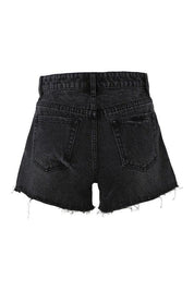 Dara Distressed Denim Shorts - Sunday Golden