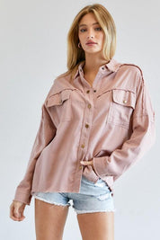 Everly Button Down Shirts - Sunday Golden