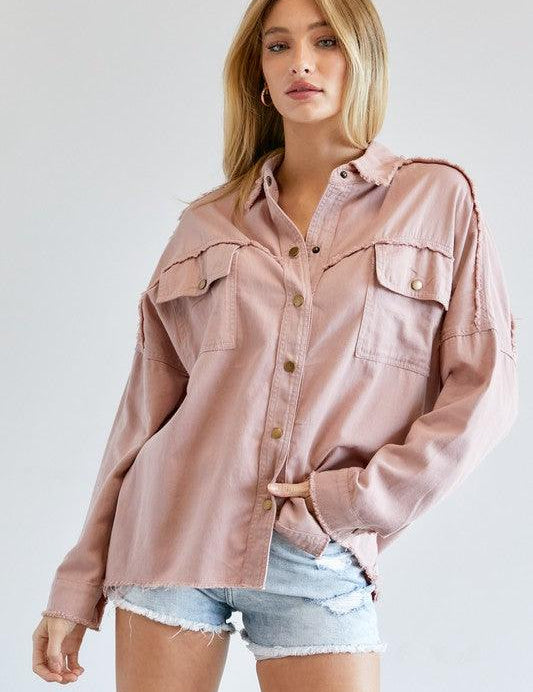 Everly Button Down Shirts - Sunday Golden