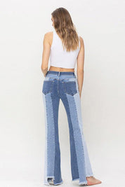 Penny High Rise Relaxed Flare Jean - Sunday Golden