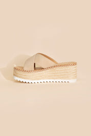 Height Raffia Platform slides