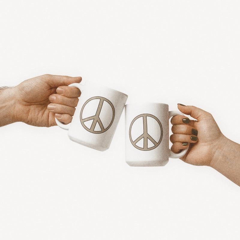 Green Peace! | 15oz. Mug - Sunday Golden