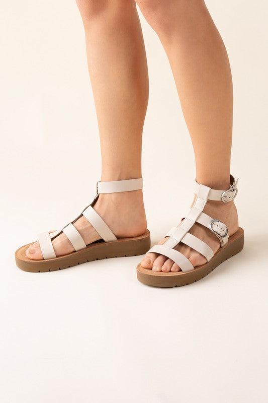 Lani Gladiator Sandal - Sunday Golden