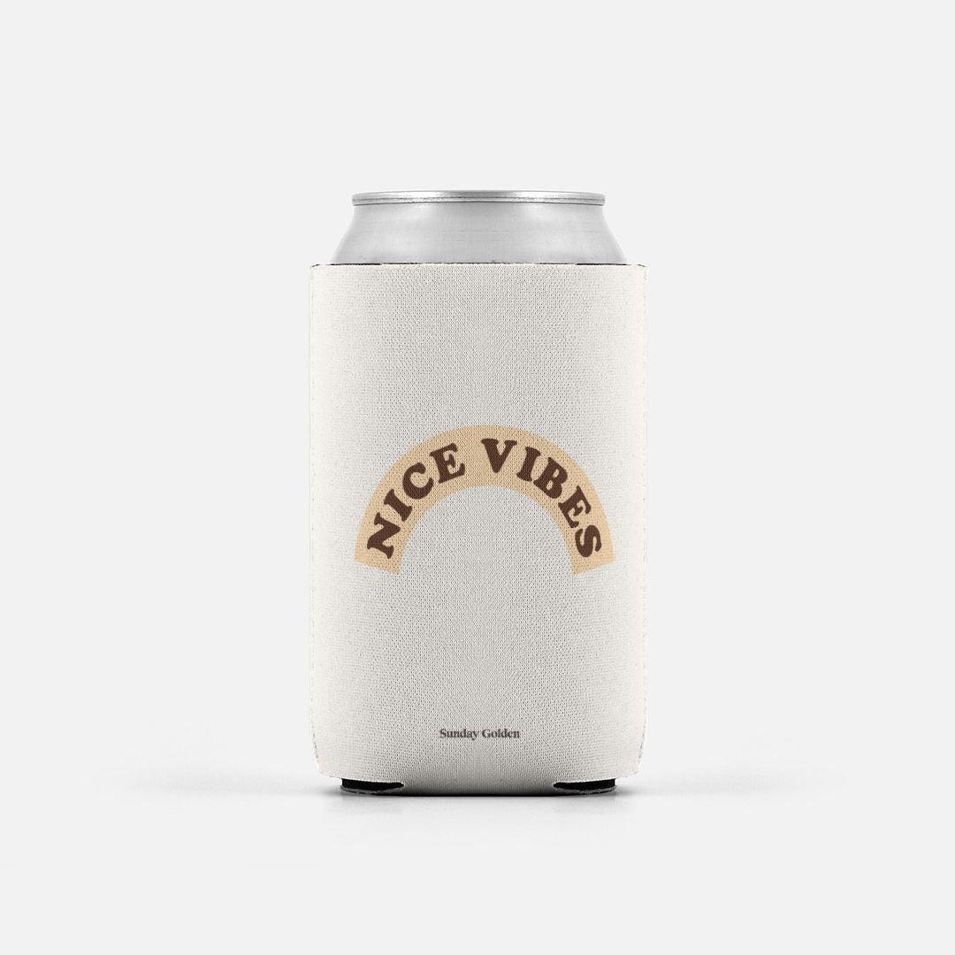 Nice Vibes | Can Cooler - Sunday Golden