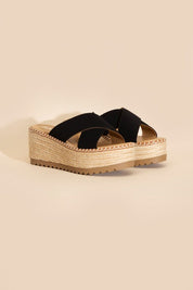 Height Raffia Platform slides