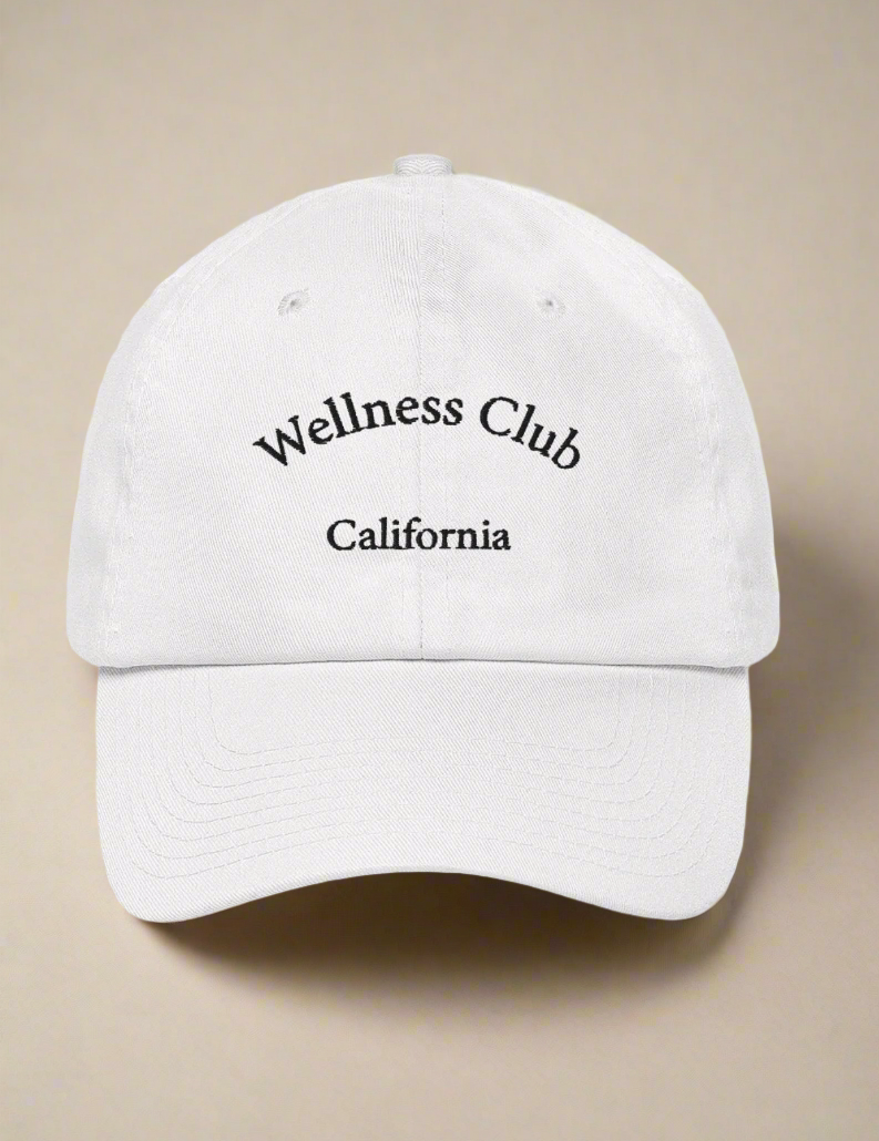 Wellness Club Embroidered Dad Hat - Sunday Golden