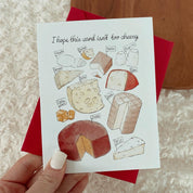 I Hope This Card Isn't Too Cheesy | Blank Greeting Card - Sunday Golden