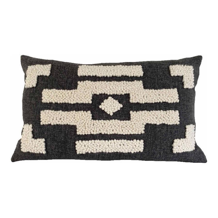 Punch Needle Ndebele Pillow | 2 Sizes - Sunday Golden