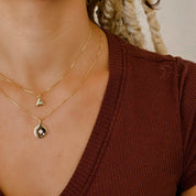 Lyra Coin Necklace - Sunday Golden