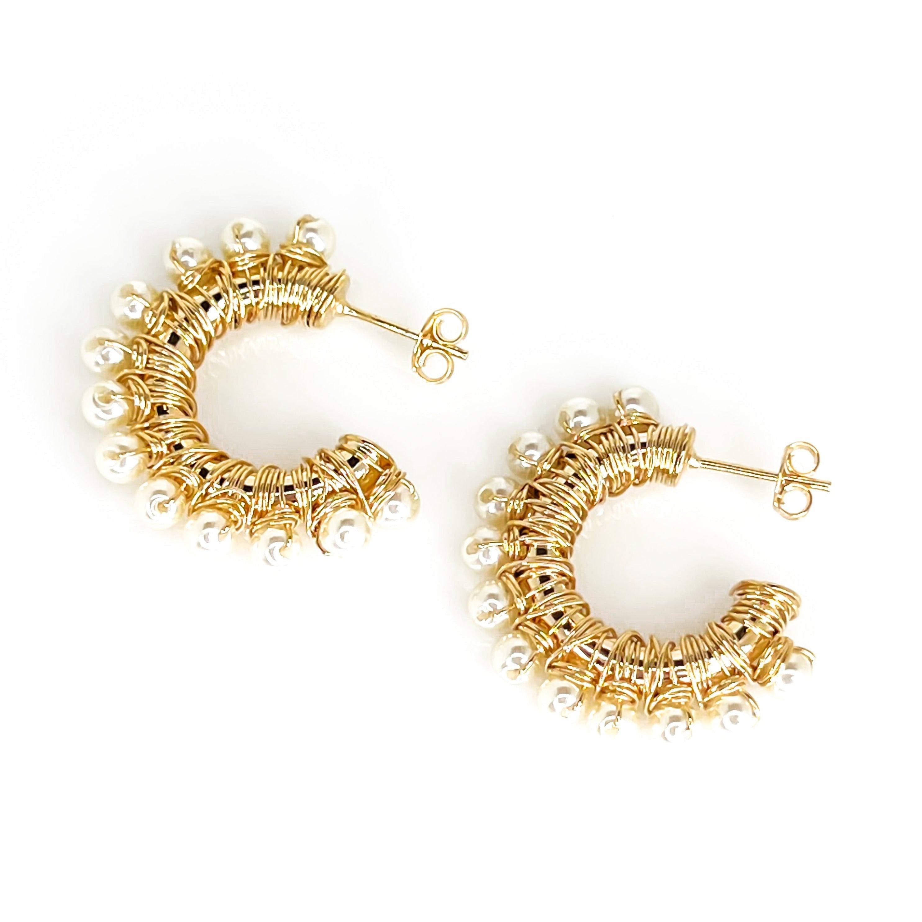 Marigold Hoop Earring - Sunday Golden