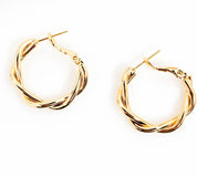 Hadley Hoop Earring - Sunday Golden