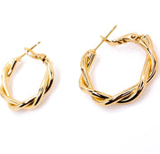 Hadley Hoop Earring - Sunday Golden