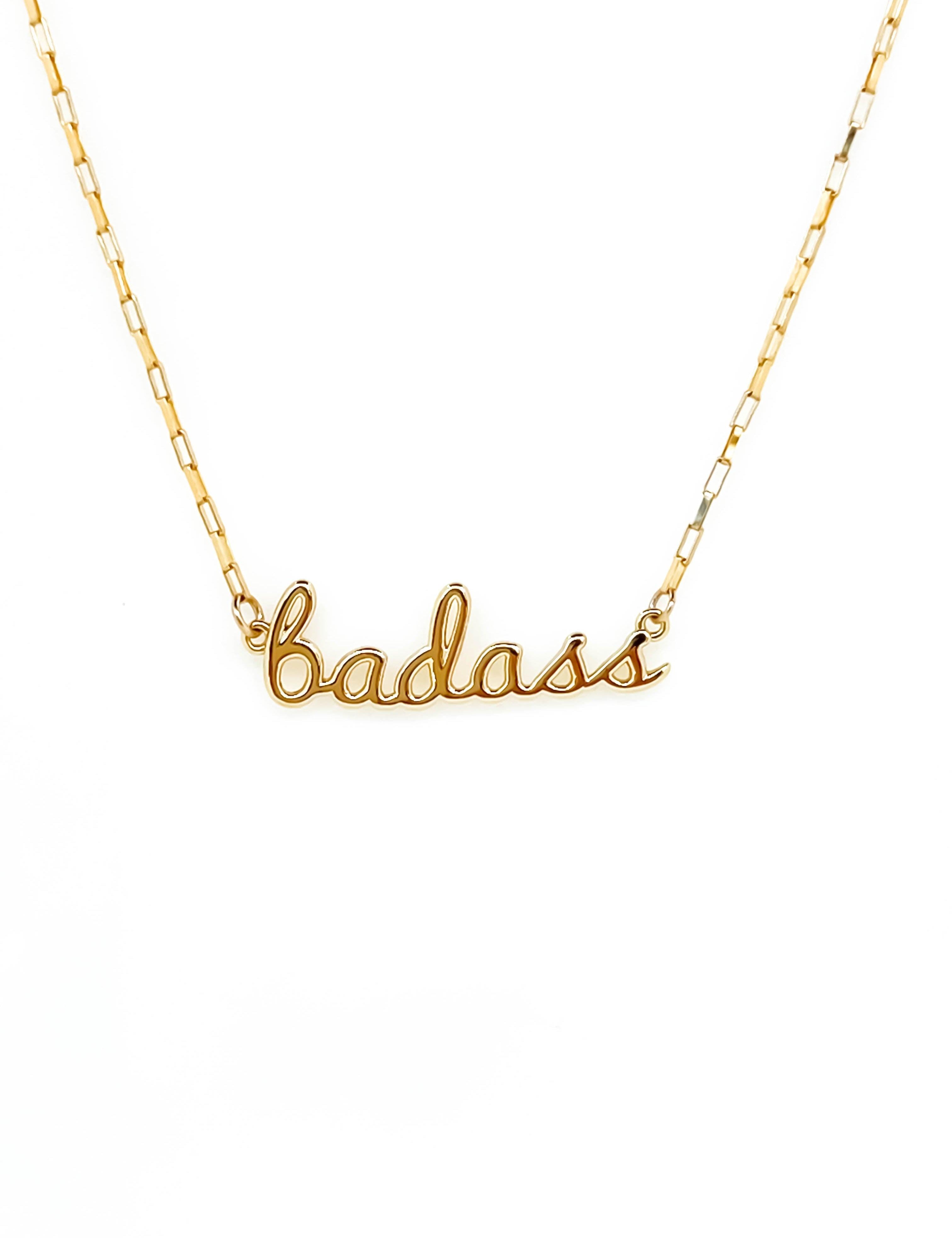 Bad A** Necklace - Sunday Golden