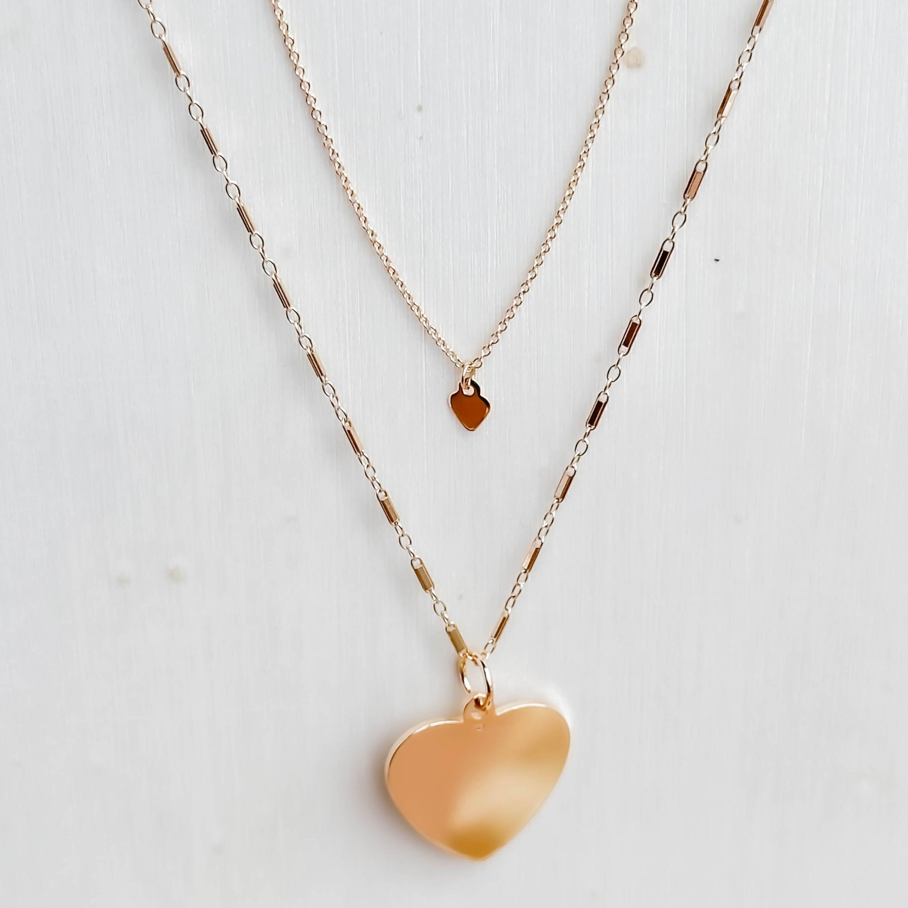 Baby Love Heart Necklace - Sunday Golden