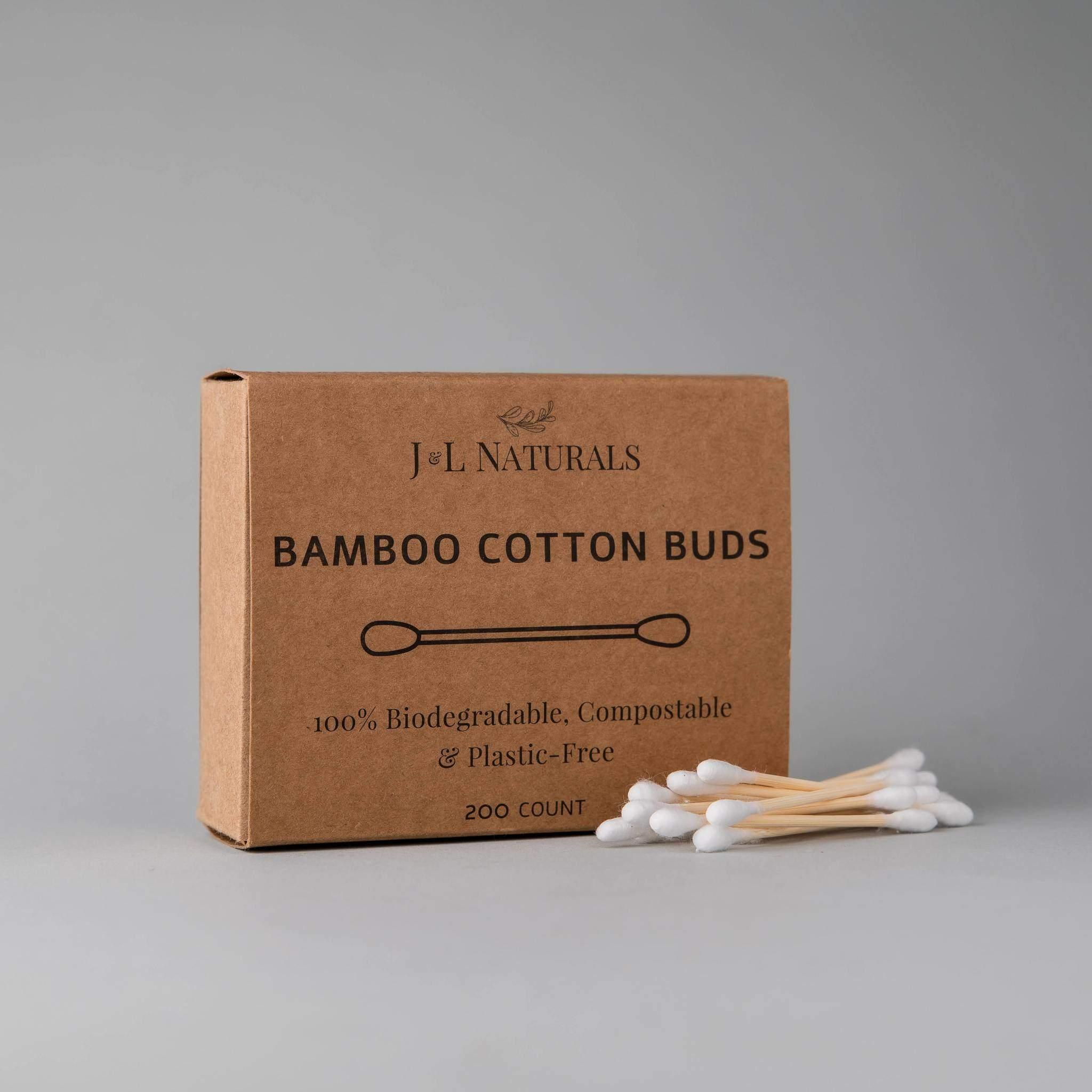 Bamboo Cotton Buds 200-Pack - Sunday Golden