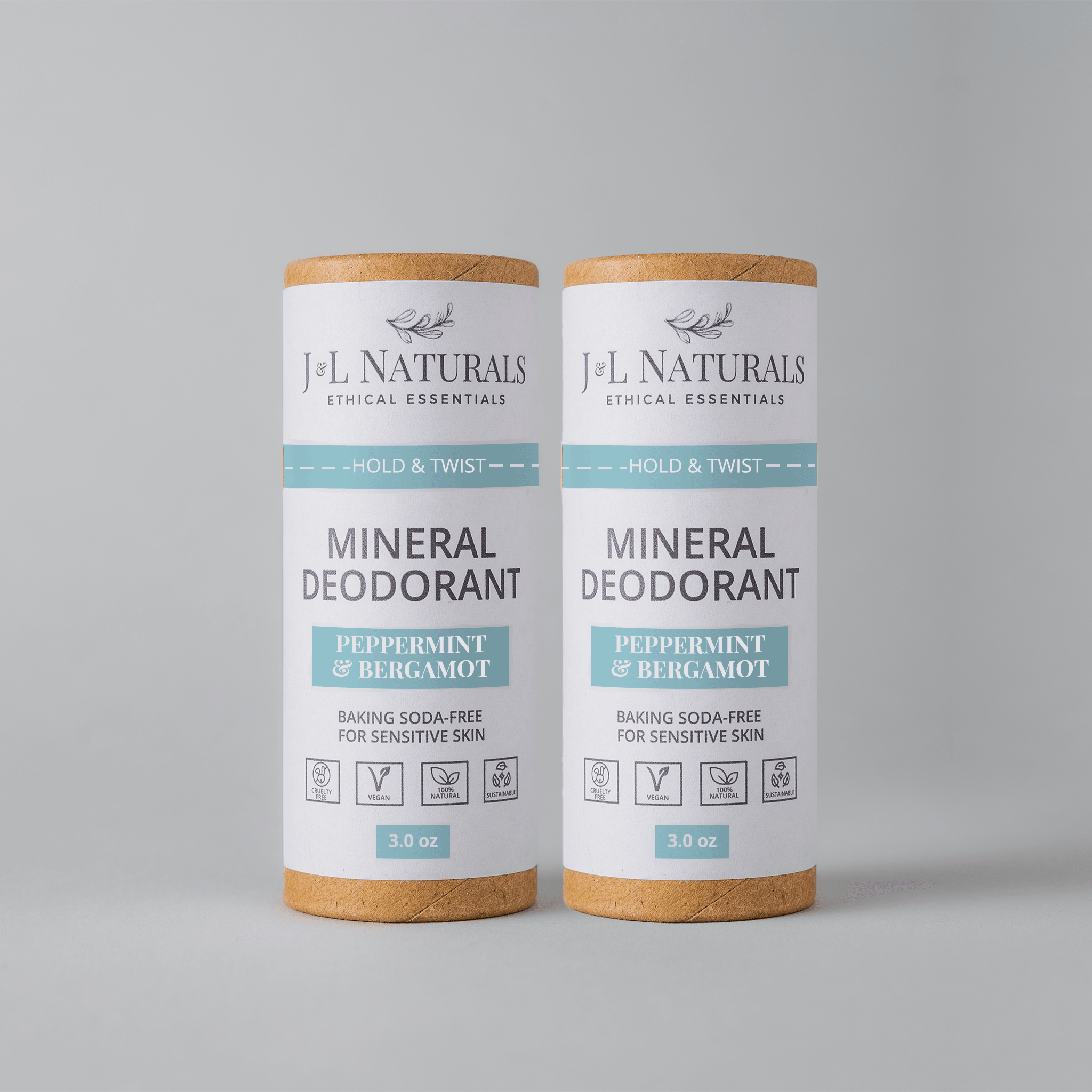 Mineral (Baking Soda-Free) Deodorant (Duo) - Sunday Golden