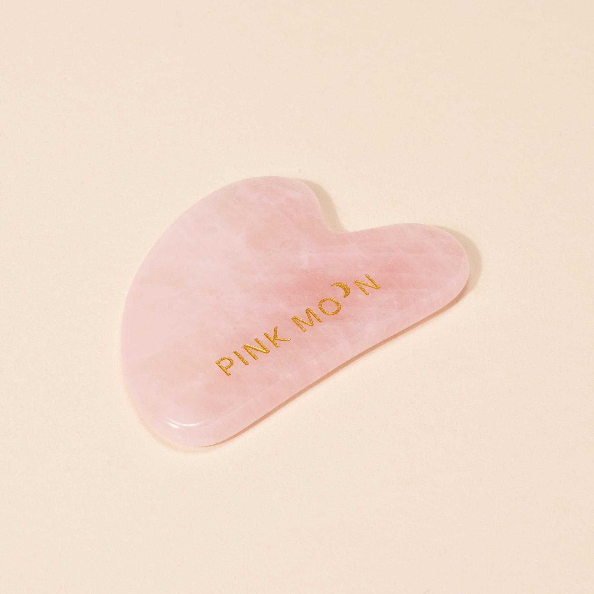 Rose Quartz Gua Sha Facial Tool - Sunday Golden