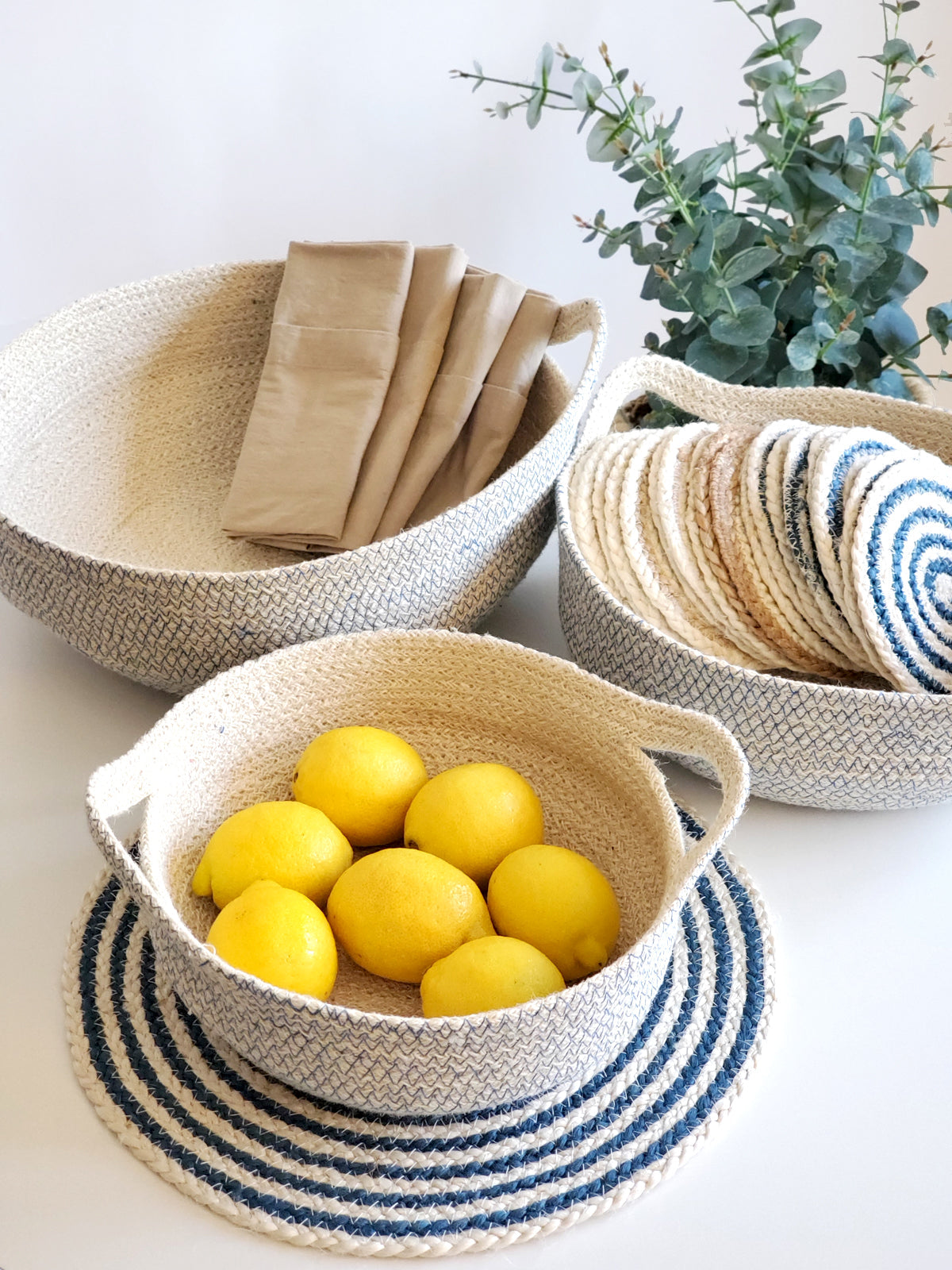 Amari Fruit Bowl | Blue