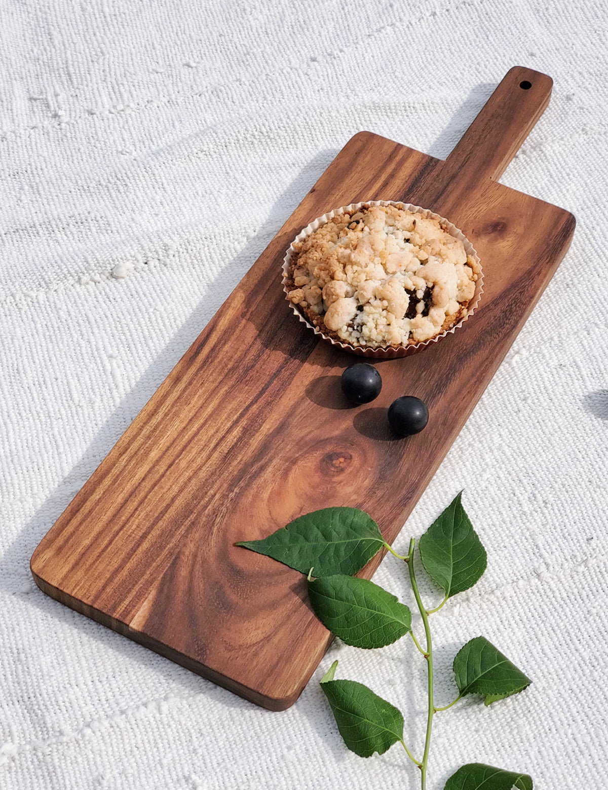  Handle: 4" long. sustainably handmade. fair trade. It's perfectly sized for cutting and serving fruits, cheeses, appetizers and a variety of food. Large rectangular  charcuterie board.