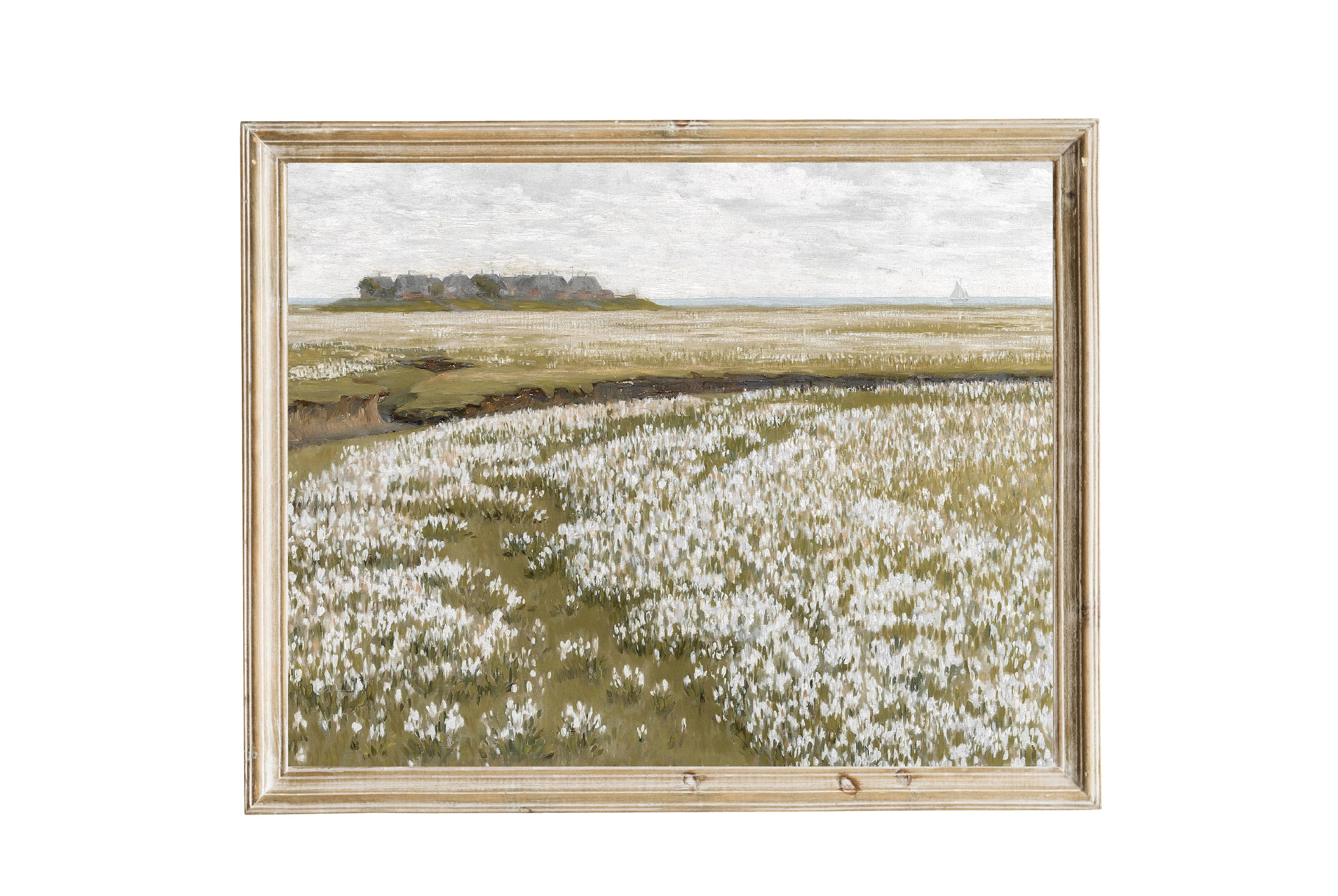 Flower Fields Vintage | 11 x 14 Art Print - Sunday Golden