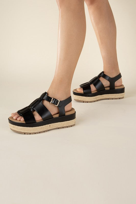 McLean Espadrille Gladiator Sandals