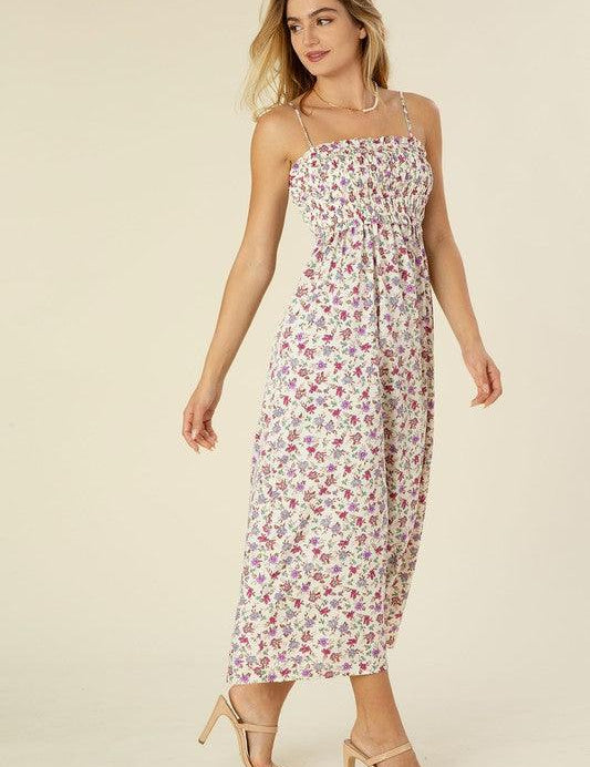 Smocked cami maxi dress - Sunday Golden