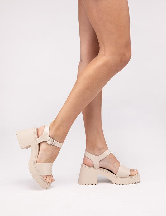 Boomer Chunky Platform Heel Sandals