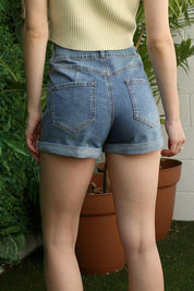 Liza Denim shorts - Sunday Golden