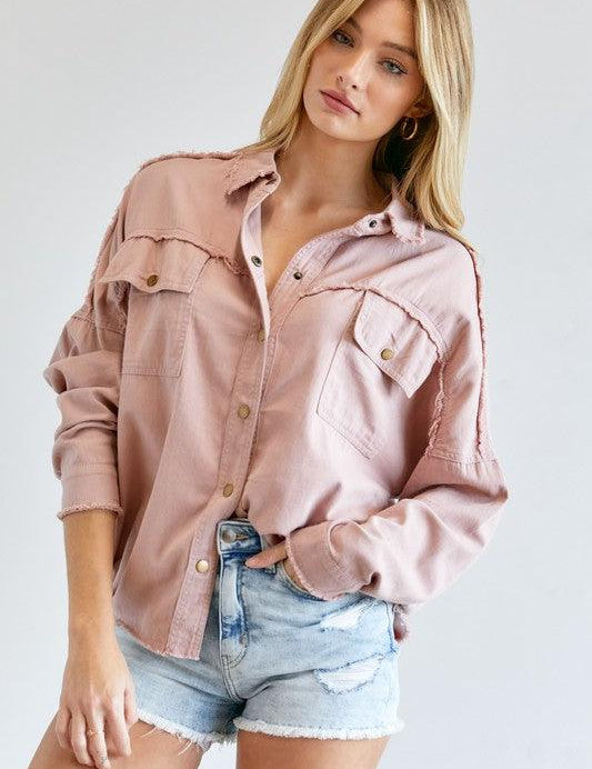 Everly Button Down Shirts - Sunday Golden