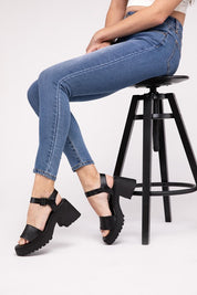 Boomer Chunky Platform Heel Sandals