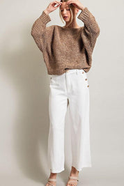 Laney Loose Fit Knit Top - Sunday Golden