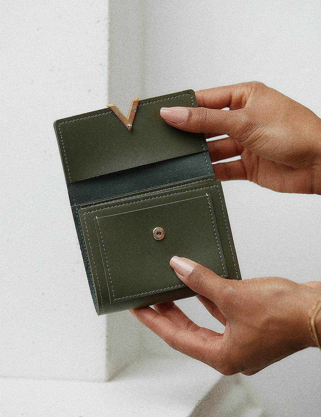 True North Wallet in Green - Sunday Golden