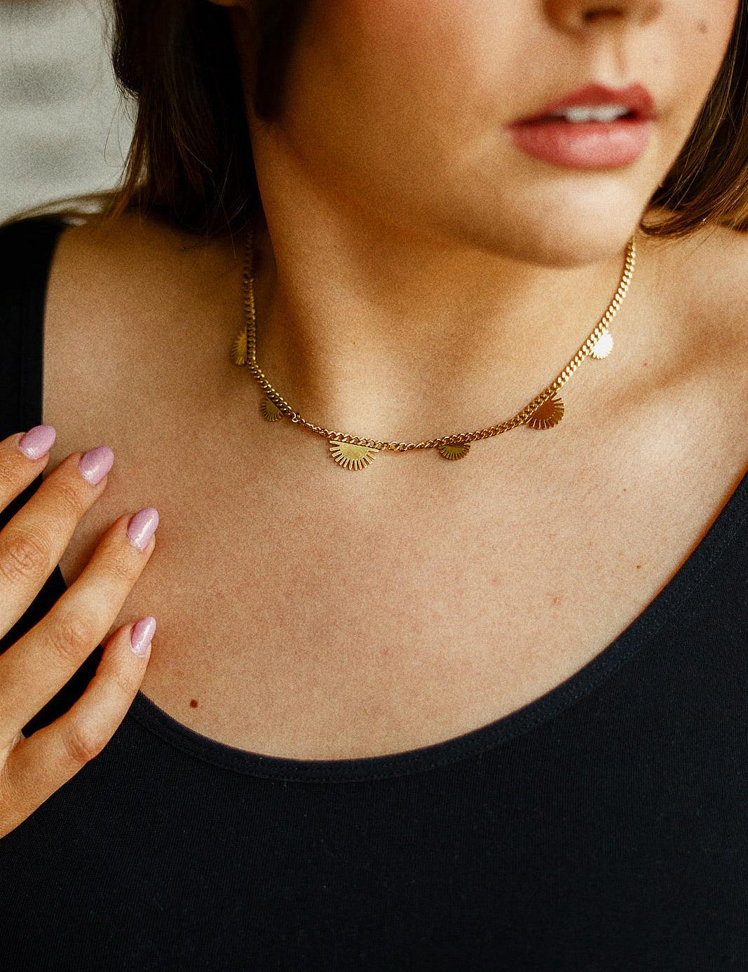 Tucson Sun Necklace - Sunday Golden